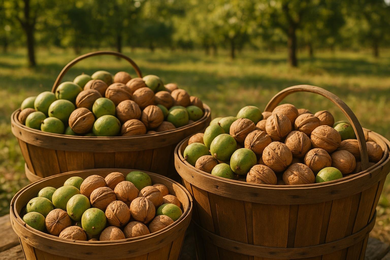 Walnut harvest